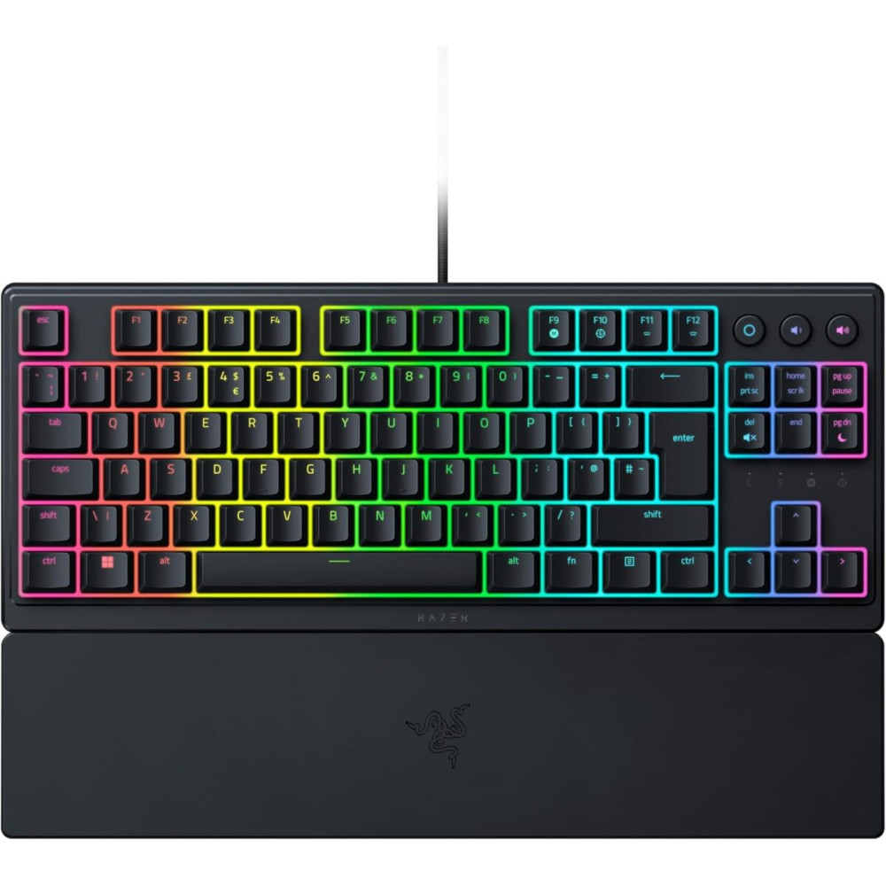 RAZER ORNATA V3 TENKEYLESS - Mecha Membrane Gaming Keyboard - Low Profile - UV COATED KEYCAPS - UK L