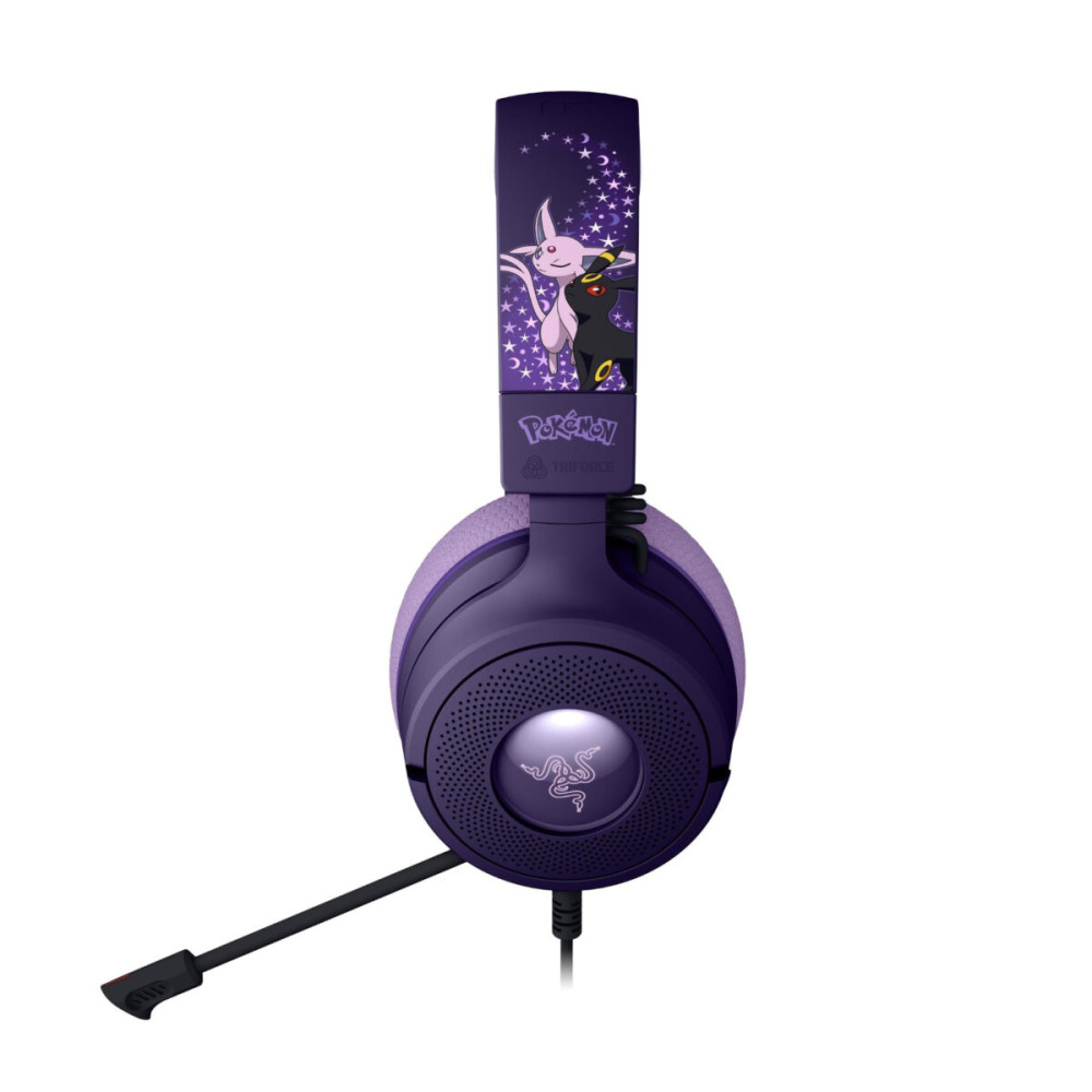Razer Kraken V4 X - Pokemon Espeon/Umbreon - USB RGB 7.1 Gaming Headset - 40 MM Driver - PC/PS5/PS4