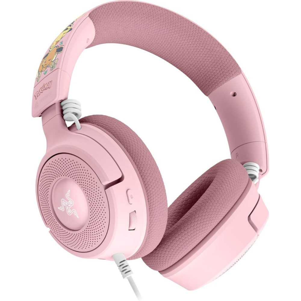 Razer Kraken V4 X - Pokemon Pikachu/Eevee - USB RGB 7.1 Gaming Headset - 40 MM Driver - PC/PS5/PS4