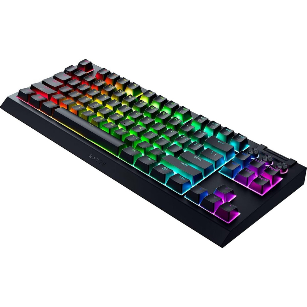 RAZER Blackwidow V4 TKL HYPERSPEED UK Layout - RGB Wireless Hot-Swap Keyboard - Orange Tactile Switc
