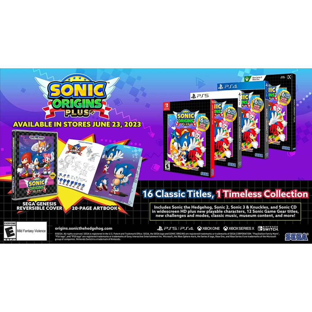 Sonic Origins Plus Limited Edition Switch