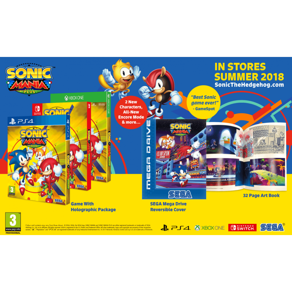 SONIC MANIA PLUS PS4