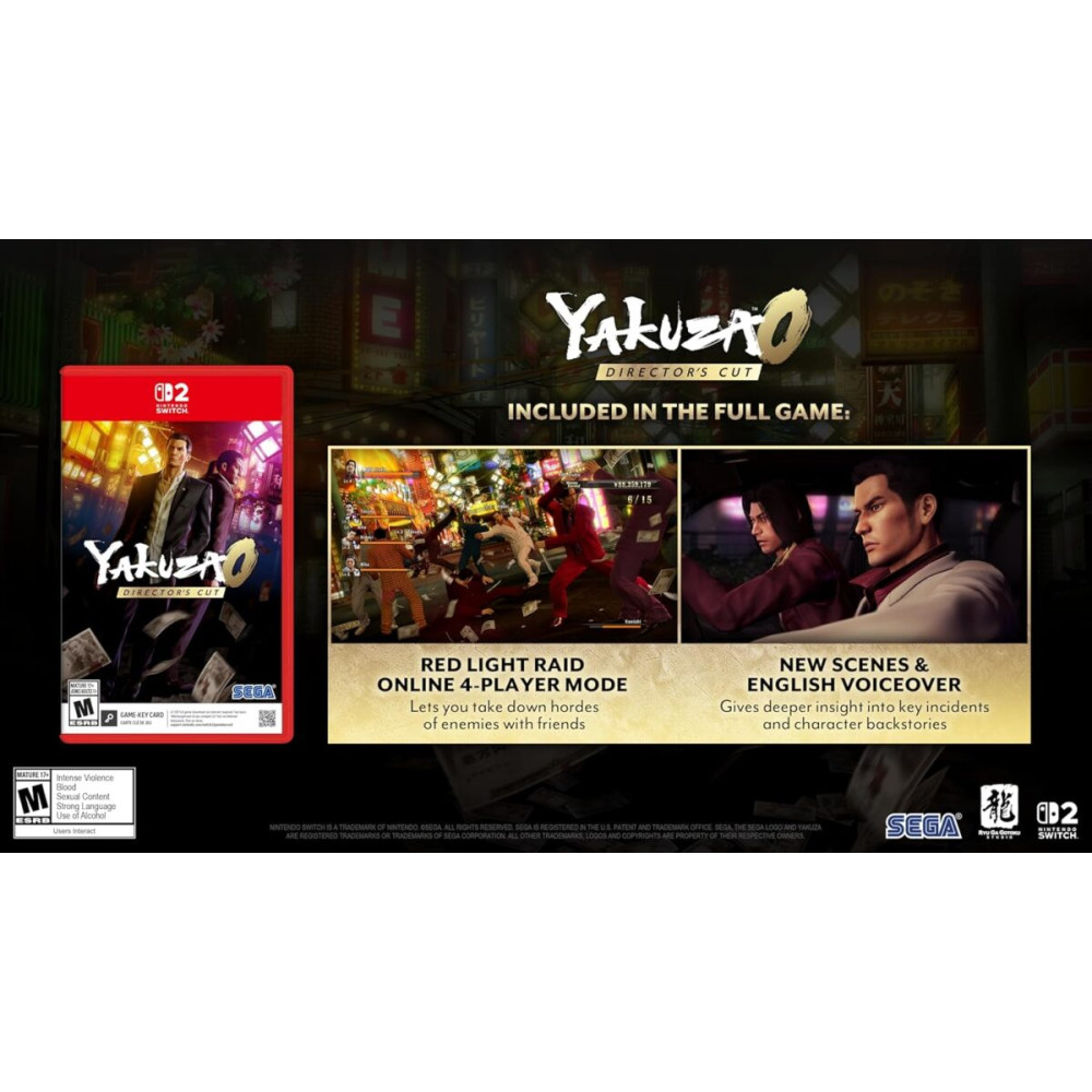 Yakuza 0 Director’s Cut Nintendo Switch 2