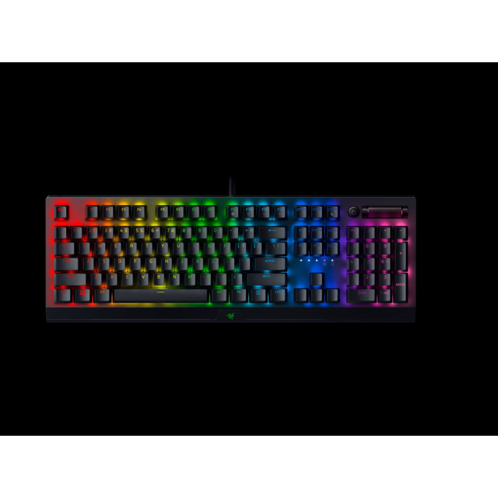 Razer BLACKWIDOW V3 - Mechanical Keyboard (Green Switch) - Wrist Rest - GR Layout