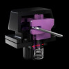 Razer HUNTSMAN MINI MERCURY ED. - 60% Opto Mechanical Gaming Keyboard Purple Switch - US Layout