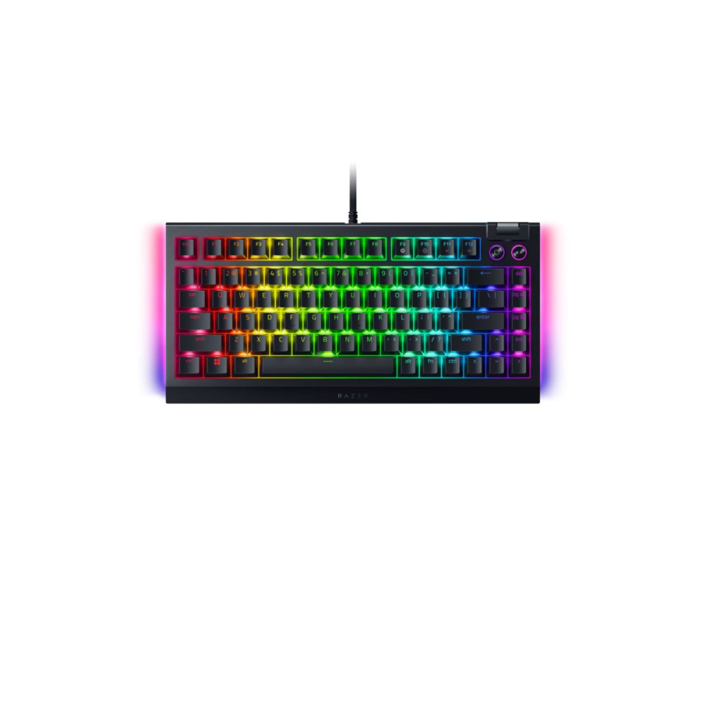 Razer BLACKWIDOW V4 75% - Mechanical RGB Gaming Keyboard - Hot-Swappable - Orange Tactile Switches