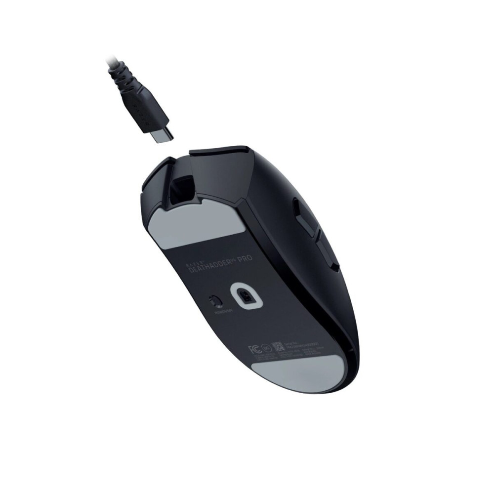 Razer DEATHADDER V4 PRO BLACK - 56g Wireless Gaming Mouse - Ergonomic - 120 Hours Battery - 45K DPI