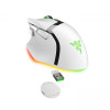 Razer BASILISK V3 PRO WHITE WIRELESS - Optical Switches - Tilt Wheel - 11 Buttons - 30k Sensor