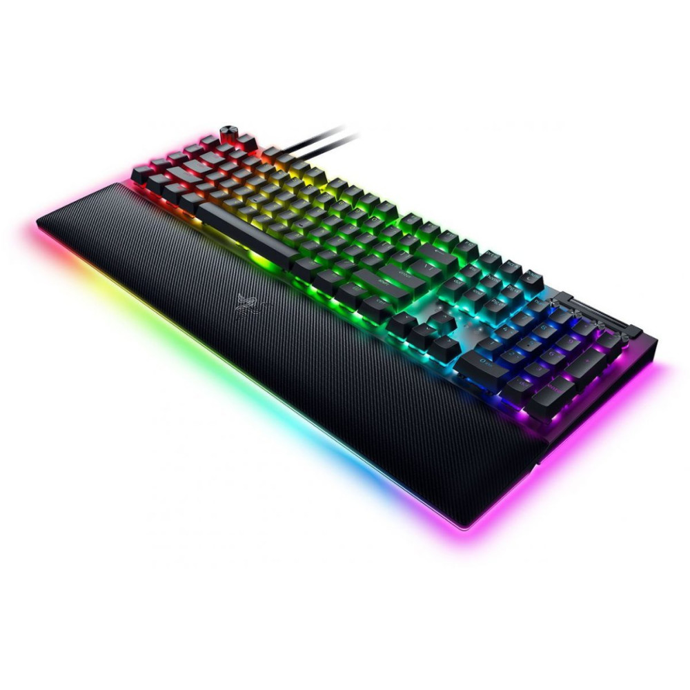 Razer BLACKWIDOW V4 PRO - Gaming Mechanical RGB Keyboard - Green Clicky Switches - Macros - US LAYOU