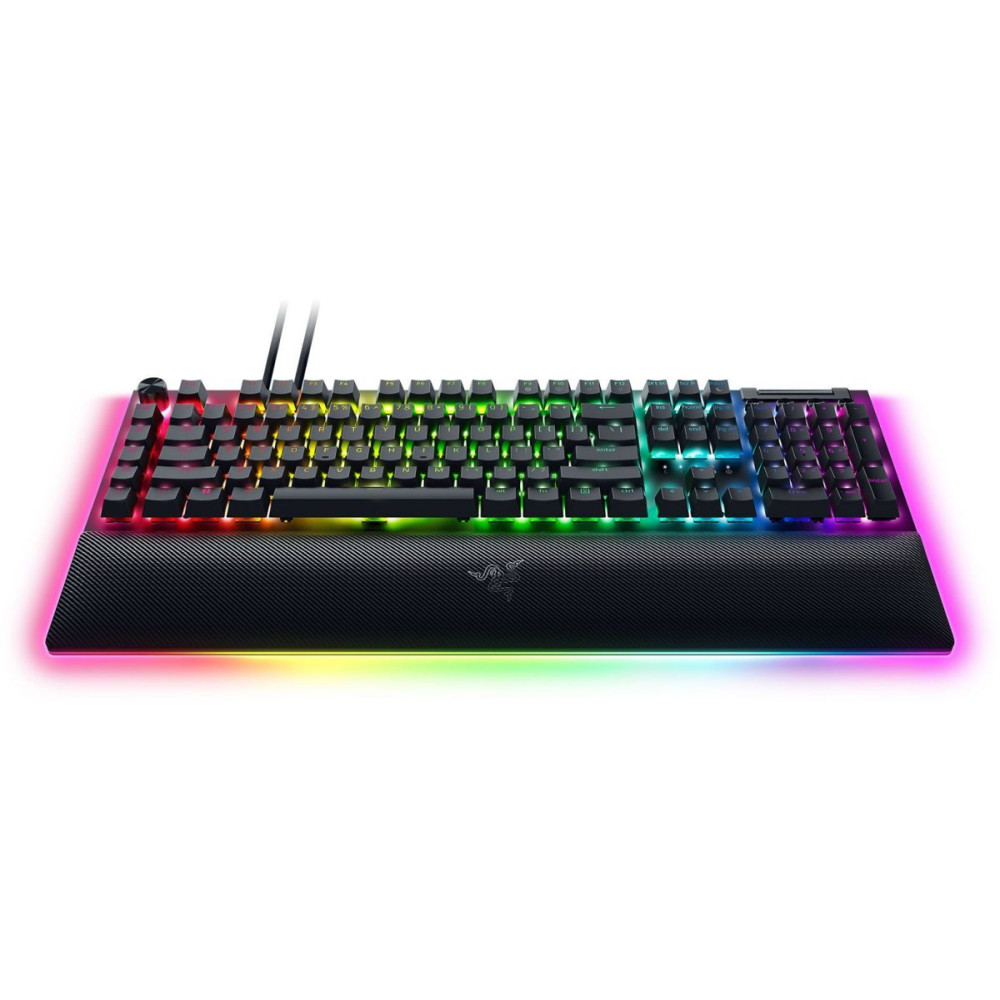 Razer BLACKWIDOW V4 PRO - Gaming Mechanical RGB Keyboard - Green Clicky Switches - Macros - US LAYOU
