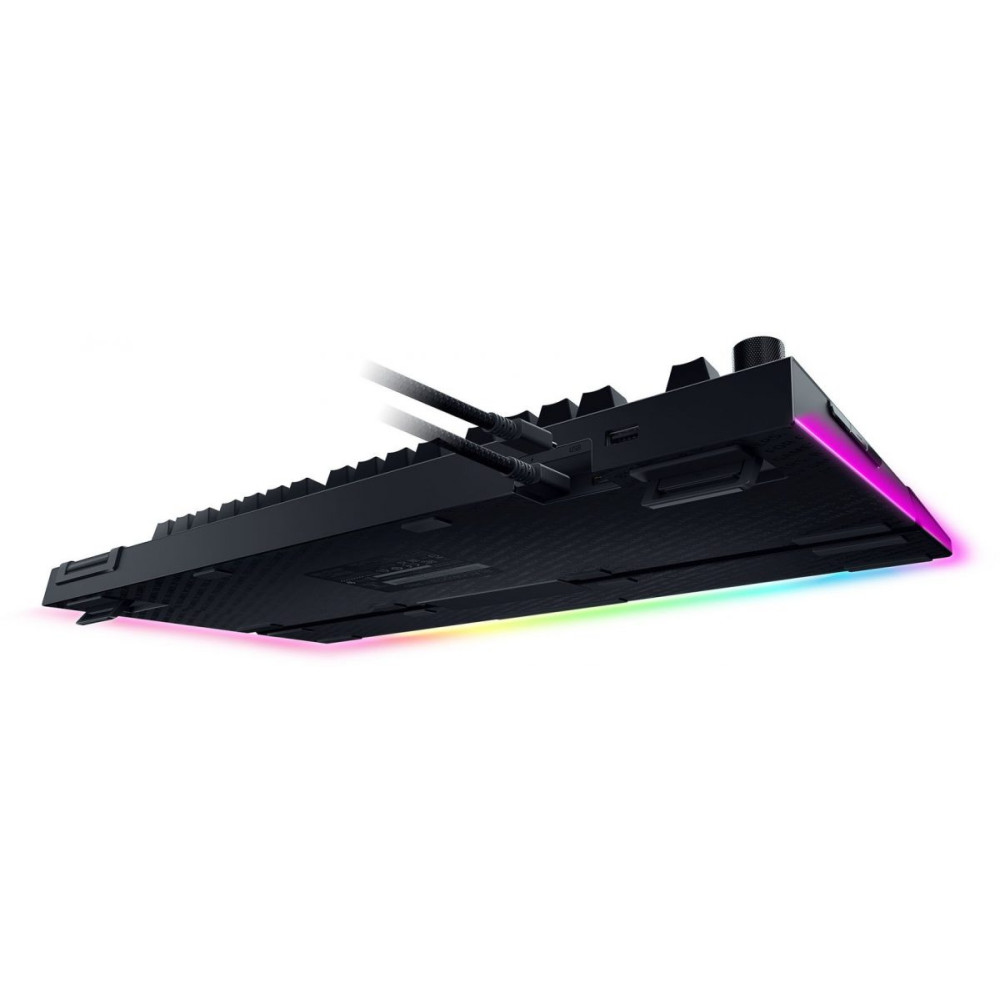 Razer BLACKWIDOW V4 PRO - Gaming Mechanical RGB Keyboard - Green Clicky Switches - Macros - US LAYOU