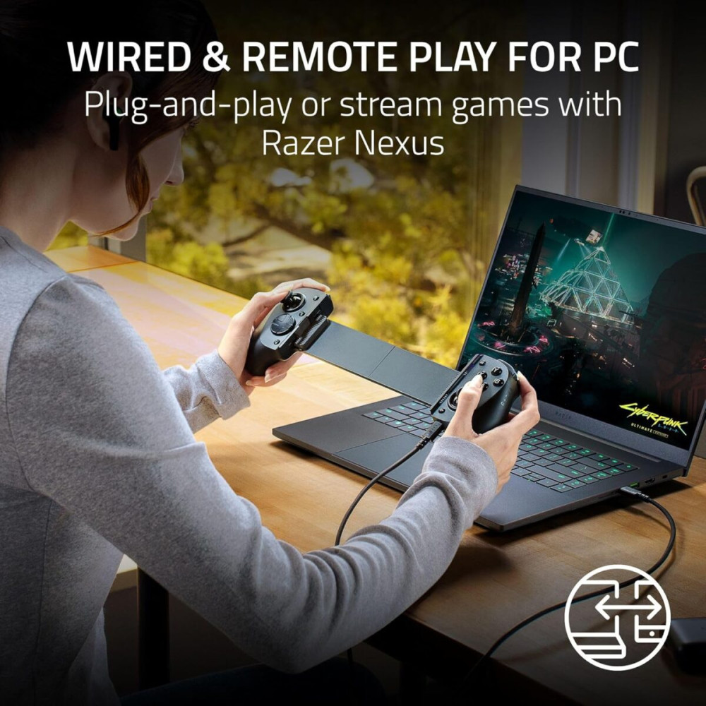 Razer Kishi V3 PRO XL USB-C Controller - iPad up to 13'' - Android - PC - Haptics - DualBack Buttons
