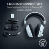 Razer BLACKSHARK V3 PRO White - ANC Wireless Gaming Headset - 70h Battery - 2.4GHz/BT/USB - PC/PS5