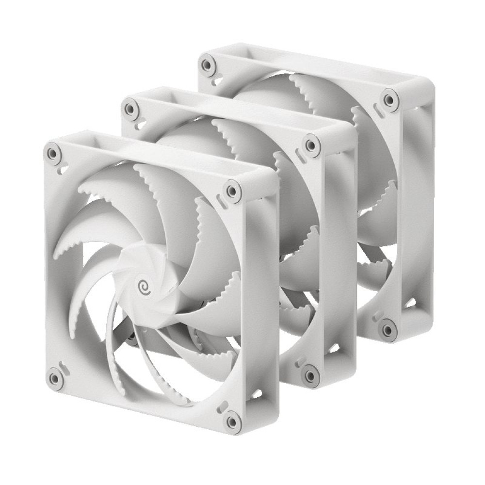 HAVN H12 Triple Pack White 120mm A-RGB Metal Core Case Fan