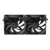 HAVN H18 Dual Pack Black 180mm A-RGB Metal Core Case Fan