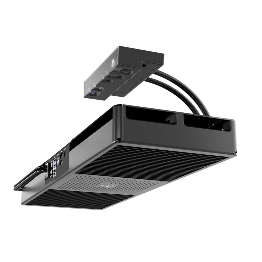Arctic Senza 5500GT - Passively cooled mini-PC for Under Desk mount AMD Ryzen 5 16GB DDR4 1TB Win11
