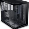 Lian Li O11D Mini V2 BLACK - ATX PC GAMING CASE - IMPROVED AIRFLOW - GPU SUPPORT BRACKET