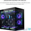 Lian Li O11D Mini V2 BLACK - ATX PC GAMING CASE - IMPROVED AIRFLOW - GPU SUPPORT BRACKET