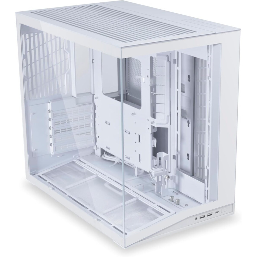 Lian Li O11D Mini V2 WHITE - ATX PC GAMING CASE - IMPROVED AIRFLOW - GPU SUPPORT BRACKET