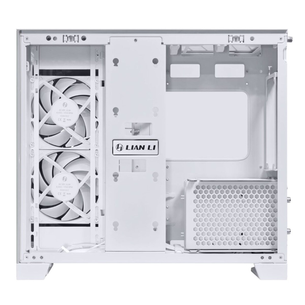 Lian Li O11D Mini V2 FLOW WHITE - ATX PC GAMING CASE - 5x FANS - IMPROVED AIRFLOW - GPU SUPPORT BRAC