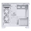 Lian Li O11D Mini V2 FLOW WHITE - ATX PC GAMING CASE - 5x FANS - IMPROVED AIRFLOW - GPU SUPPORT BRAC