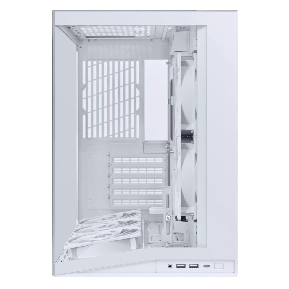 Lian Li O11D Mini V2 FLOW WHITE - ATX PC GAMING CASE - 5x FANS - IMPROVED AIRFLOW - GPU SUPPORT BRAC