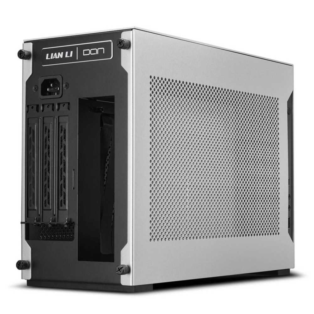 Lian Li A4-H2O PCIe 5 Silver - Mini-ITX PC Gaming Case - GPU Clearance 322 mm - Aluminum - SFX PSU