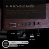 Lian Li DK07X Wood - Motorized Standing Desk Station - E-ATX-x2 (Single or Dual E-ATX PC Desk)