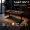 Lian Li DK07X Wood - Motorized Standing Desk Station - E-ATX-x2 (Single or Dual E-ATX PC Desk)