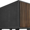 Lian Li Dan-B4 Wood Black - mATX Mesh - PC Gaming Case - 2x 120 Fans Included - GPU Support 358.9mm
