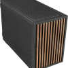Lian Li Dan-B4 Wood Black - mATX Mesh - PC Gaming Case - 2x 120 Fans Included - GPU Support 358.9mm