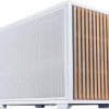 Lian Li Dan-B4 Wood White - mATX Mesh - PC Gaming Case - 2x 120 Fans Included - GPU Support 358.9mm