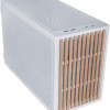 Lian Li Dan-B4 Wood White - mATX Mesh - PC Gaming Case - 2x 120 Fans Included - GPU Support 358.9mm