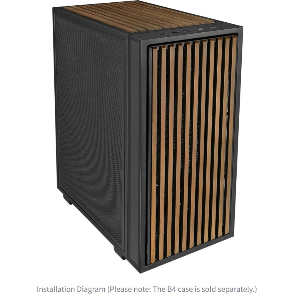 Lian Li Dan-B4 Vertical AeroDeck -  Wood Black