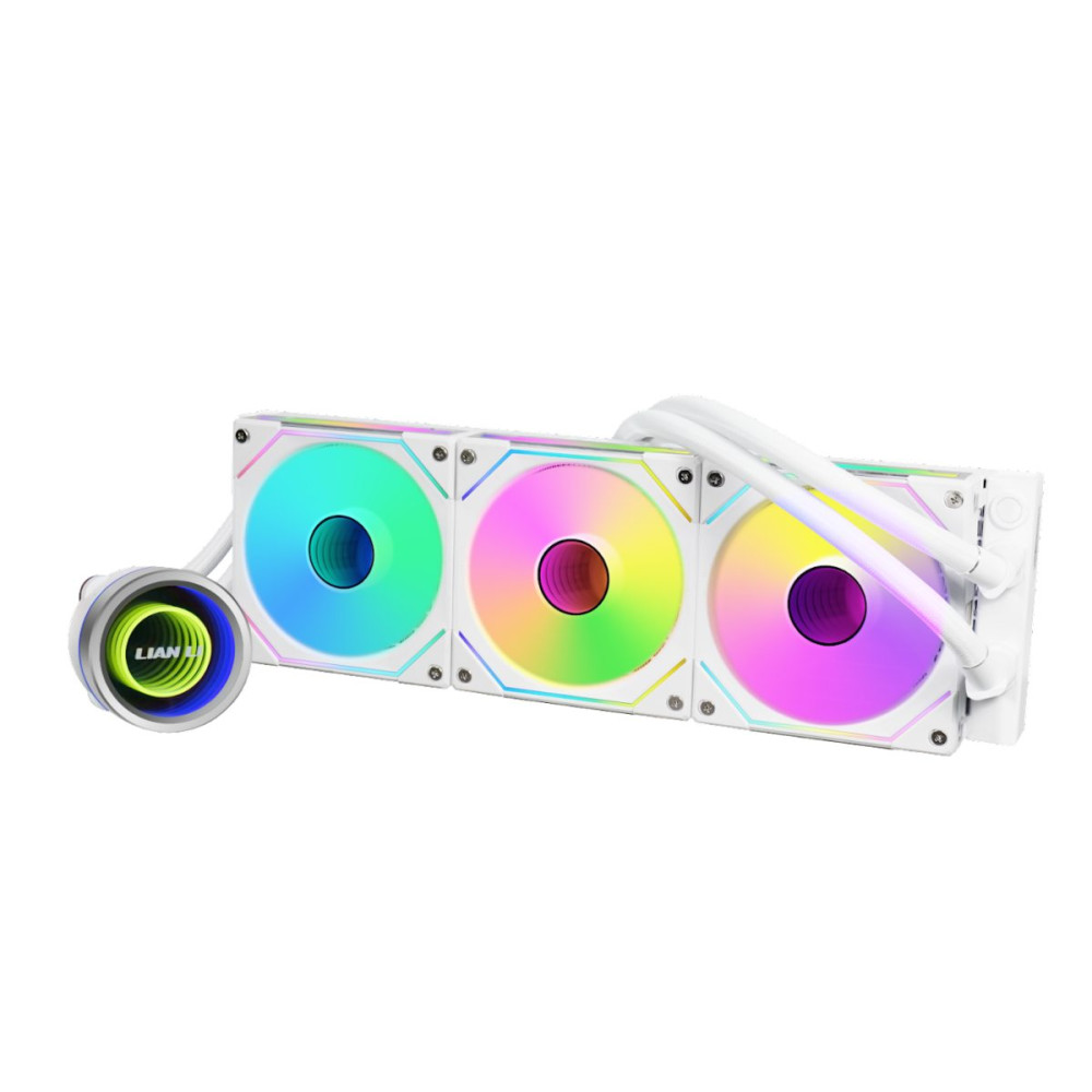 Lian Li Galahad II Trinity 360 SL-Inf White - AIO GPU Liquid Cooler  with ARGB INFINITY Fans