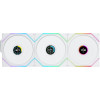 Lian Li UNI FAN TL-LCD Wireless 120 White (3pcs & controller) Case Fan