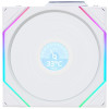 Lian Li UNI FAN TL-LCD Wireless 140 White (1pc) Case Fan - No Controller Included