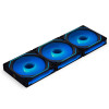Lian Li UNI FAN INFINITY SL - 120 -3PCS Reverse Black (Triple pack include Controller)