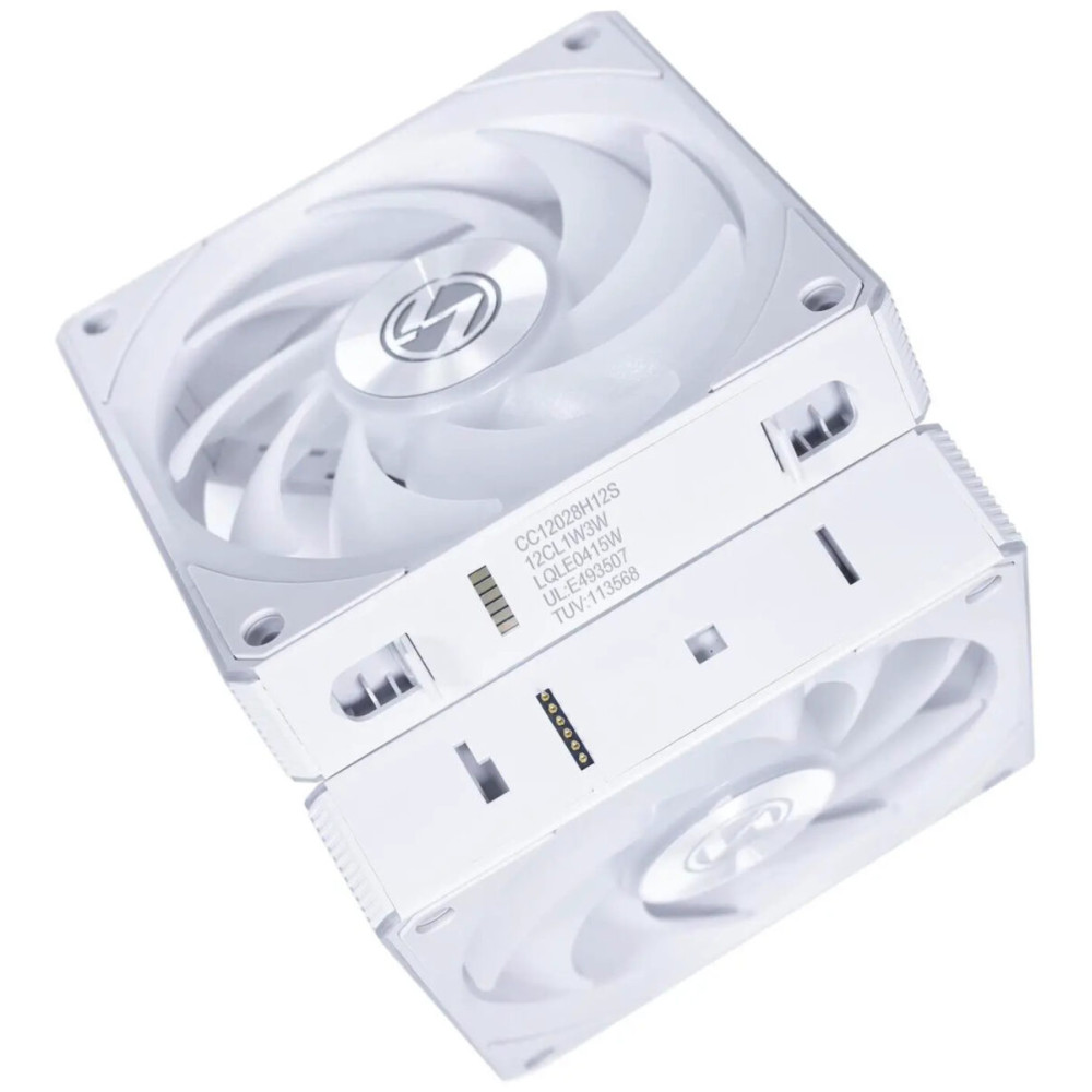Lian Li UNI RGB FAN CL WIRELESS 120mm White - (3pcs) - W/ controller - Static Pressure
