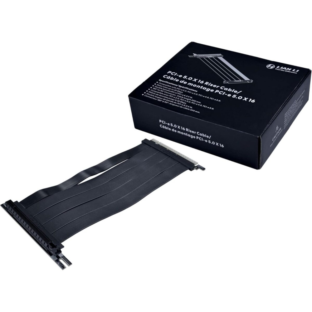 Lian Li PCIe 5.0 RISER CABLE 200mm - Black