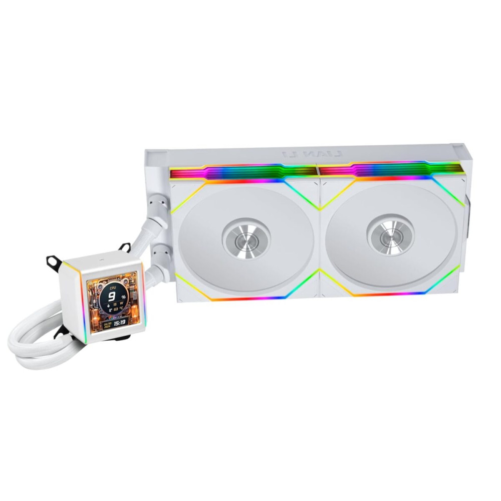 Lian Li Galahad II LCD 280 TL Wireless White - AIO Water Cooler - AM5/AM4 - LGA 1851/1700/1200/115x