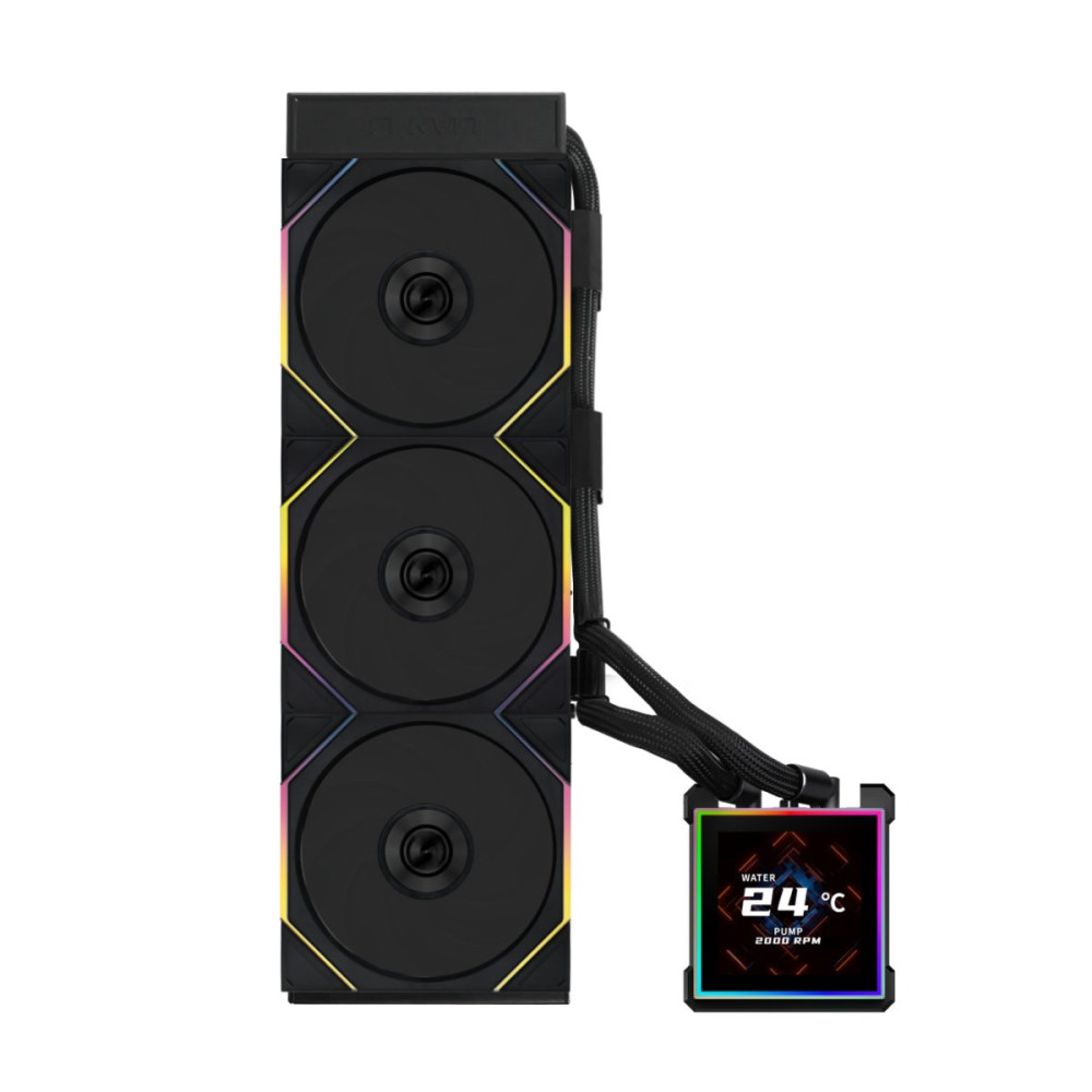 Lian Li Hydroshift II LCD-S 360TL Black - RGB AIO CPU Cooler - 3.4