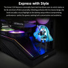 Lian Li Vector V100 Black - 4 x 120mm ARGB - LED RGB Strip - Tempered Glass - ATX Case