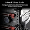 Lian Li Vector V100 Black - 4 x 120mm ARGB - LED RGB Strip - Tempered Glass - ATX Case