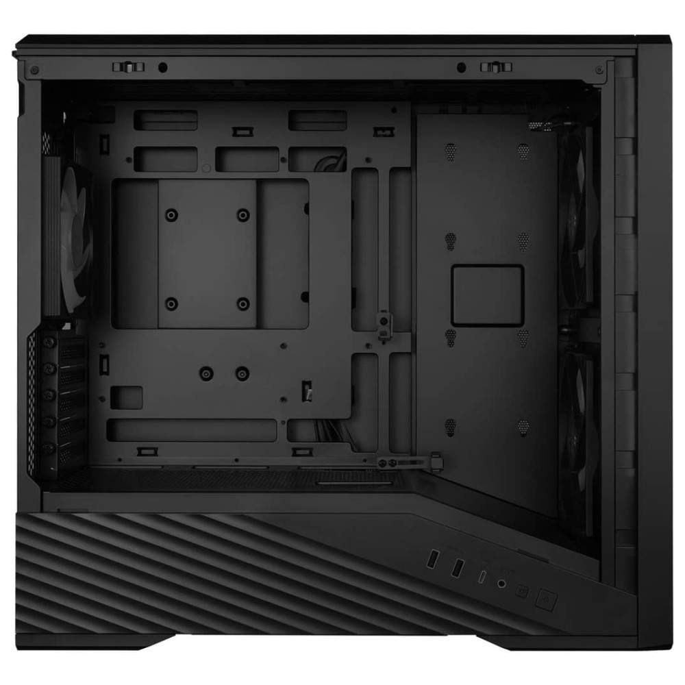 Lian Li Vector V150 Black - w/ 3 x ARGB Fans + Hub - Infinity Mirror - Micro-ATX, Mini-ITX PC Case