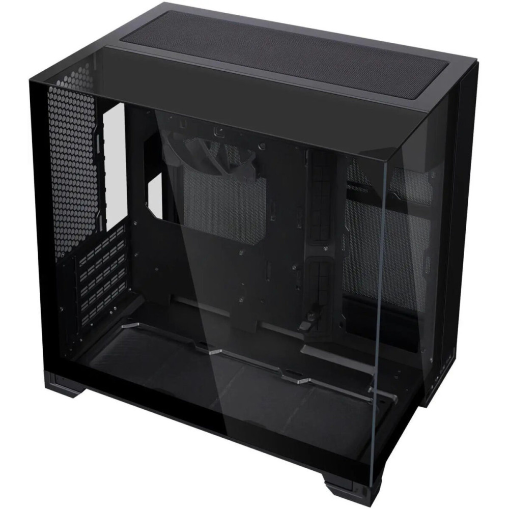 Lian Li O11 Vision-M Black - Micro-ATX / Mini-ITX - w/ 140mm Fan - 360mm AIO Support - PC Case