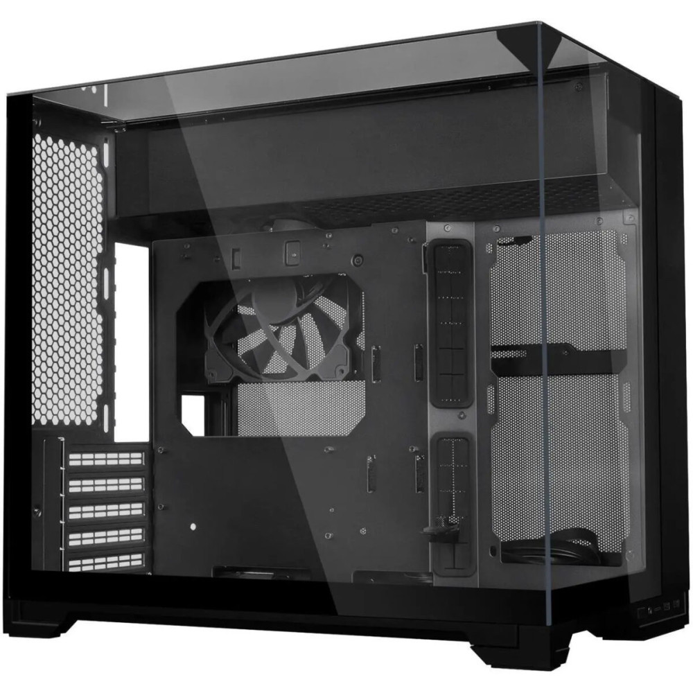 Lian Li O11 Vision-M Black - Micro-ATX / Mini-ITX - w/ 140mm Fan - 360mm AIO Support - PC Case