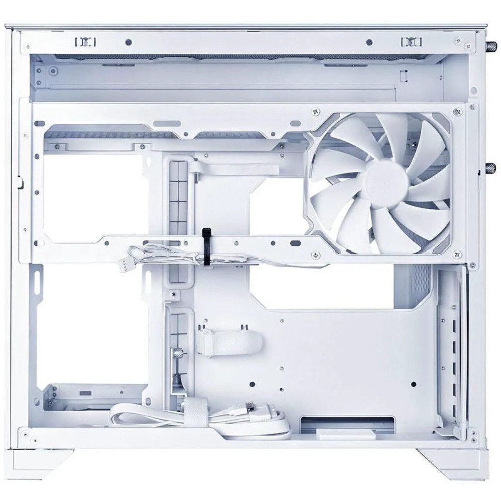 Lian Li O11 Vision-M White - Micro-ATX / Mini-ITX - w/ 140mm Fan - 360mm AIO Support - PC Case