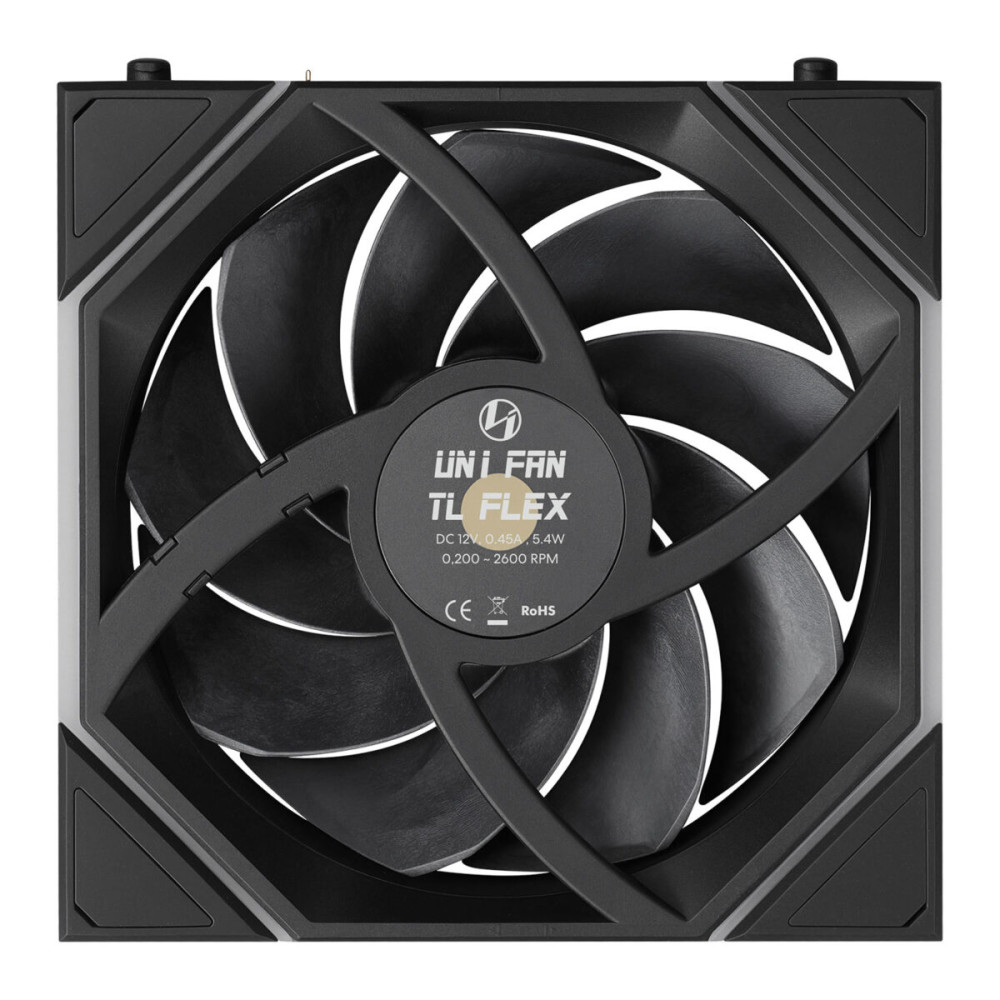LIAN LI UNI FAN TL FLEX Black Wireless 120 (3pcs & controller) Case Fan