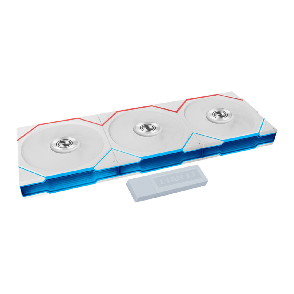 LIAN LI UNI FAN TL FLEX Reversal Black Wireless 120  (3pcs & controller) Case Fan